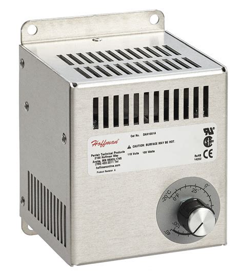 small enclosure heater with thermostat